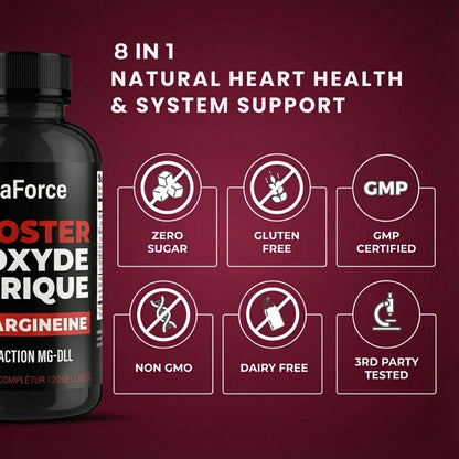 VitaForce Nitric Oxide Booster Formule Triple L-Arginine